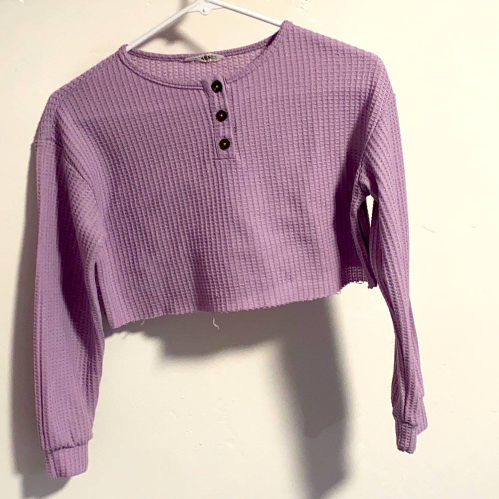 Light purple crop top from shein!